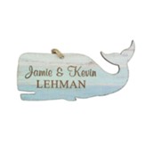 Personalized, Whale Ornament, with Names