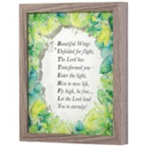 Beautiful Wings Unfolded For Flight Butterfly Plaque