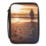Footprints Bible Cover, X-Large