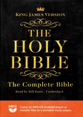 The Complete KJV Audio Bible - on MP3-CD