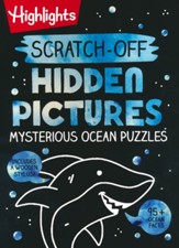 Scratch-Off Hidden Pictures  Mysterious Ocean Puzzles