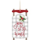 Joy to the World, Sleigh, Ornament