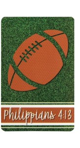 Football Pocket Card Bookmark