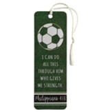 Soccer Bookmark with Tassel