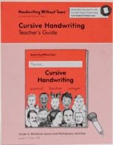 Cursive Handwriting Teacher's Guide  (2022 Edition)