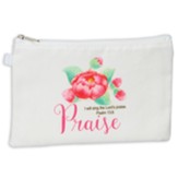 Praise, Zippered Accessory Pouch