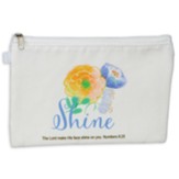 Shine, Zippered Accessory Pouch