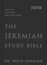 NIV Jeremiah Study Bible, hardcover  - Slightly Imperfect