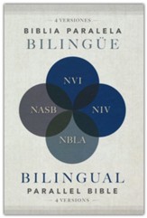 Biblia Paralela Bilingue NVI-NIV-NBLA-NASB, Tapa Dura  (NVI-NIV-NBLA-NASB Bilingual Parallel Bible, Hardcover)