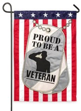 Proud To Be a Veteran Flag, Small