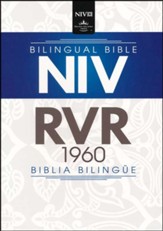 Biblia Bilingüe NIV/RVR 1960, Imit. Piel, Negro, Ind.  (NIV/RVR 1960 Bilingual Bible, Imit. Leather, Black, Ind.)