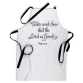 Taste And See, Cotton Apron (25 x 35)