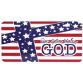 One Nation Under God Decorative License Plate