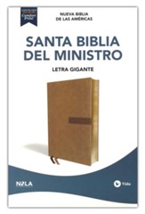 NBLA Santa Biblia del Ministro (Minister's Holy Bible, LeatherSoft Beige)