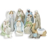 Nativity Set 12 pieces, Pastel