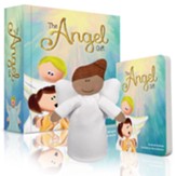 Peace Keepsake Angel Gift Box Set, Tan Skin Girl