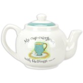 My Cup Overflows With Blessings, Teapot