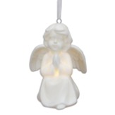 Illuminated Praying Angel Ornament