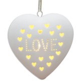 Love Heart, Illuminated Ornament