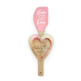 Bake with Love Spatula & Heart Cookie Cutter Set