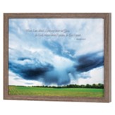 Storm Clouds, When I Am Afraid, Framed Print