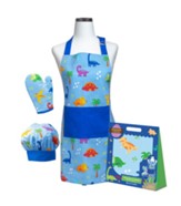 Dinosaur Deluxe Youth Apron Boxed  Set