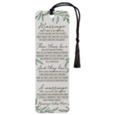 Marriage Takes Three Bookmark with Tassel