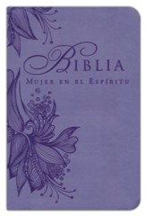 Biblia Mujer en el Espíritu RVR 1960, Piel Imit. Lavanda (SpiritLed Woman Bible, Soft Leather-Look, Lavendar) - Imperfectly Imprinted Bibles