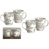 Marriage Takes Three, Mr. and Mrs., Mugs, Set of 2