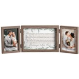 Marriage Takes Three Triple Photo Frame