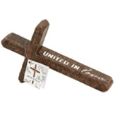 United in Love Marriage Leaning Tabletop Cross