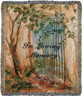 In Loving Memory with Gate, Tapestry Throw