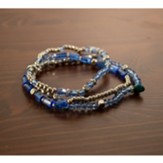 Beaded Bracelet, Blue