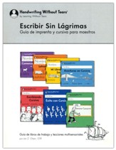 Escribir Sin Lagrimas-Guia de imprenta y cursiva para maestros