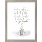 Read Me A Story, Tuck Me In Tight Framed Art