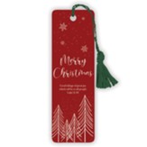 Merry Christmas Bookmark with Tassel