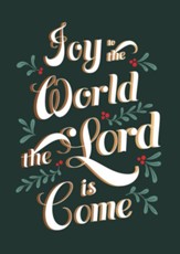 Joy to the World, The Lord is Come: Pack of 6 cards