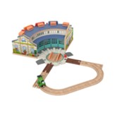 Fisher-Price Thomas & Friends Wooden Railway Tidmouth Sheds Starter Train Set