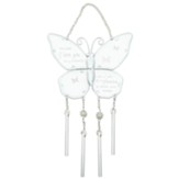 Whisper I Love You to a Butterfly Windchime