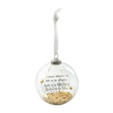 Because Someone We Love is in Heaven Glass Ornament
