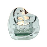 Always and Forever in Our Hearts Mirrored Glass Candle
