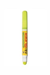 Bible Hi-Glider Gel Marker, Yellow