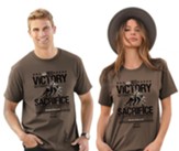 No Victory Without Sacrifice Shirt, Brown, Large , Unisex
