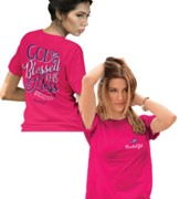 God Blessed This Mess Shirt, Pink, Large