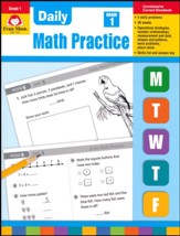 Daily Math Practice, Grade 1  Teacher's Edition