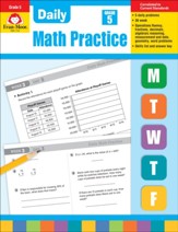 Daily Math Practice, Grade 5 Teacher's Edition