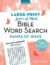 Peace of Mind Word Search: Names of Jesus  - Large-Print
