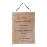 The Ten Commandments, Tapestry Bannerette, Pink