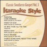 Karaoke Style: Classic Souther Gospel, Volume 3 CD
