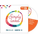 Simply Loved Pre-K & K Music CD, Quarter 10